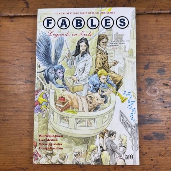 Fables Graphic Novels Set Of 3 Legends In Exile Animal Farm & Storybook Love - Picture 3 of 9